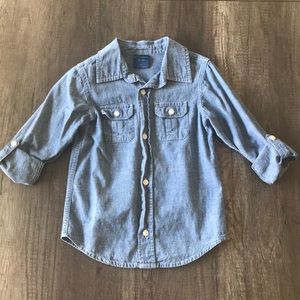 3/$20 🔵FALLS CREEK KIDS CAMBRAY botton down shirt